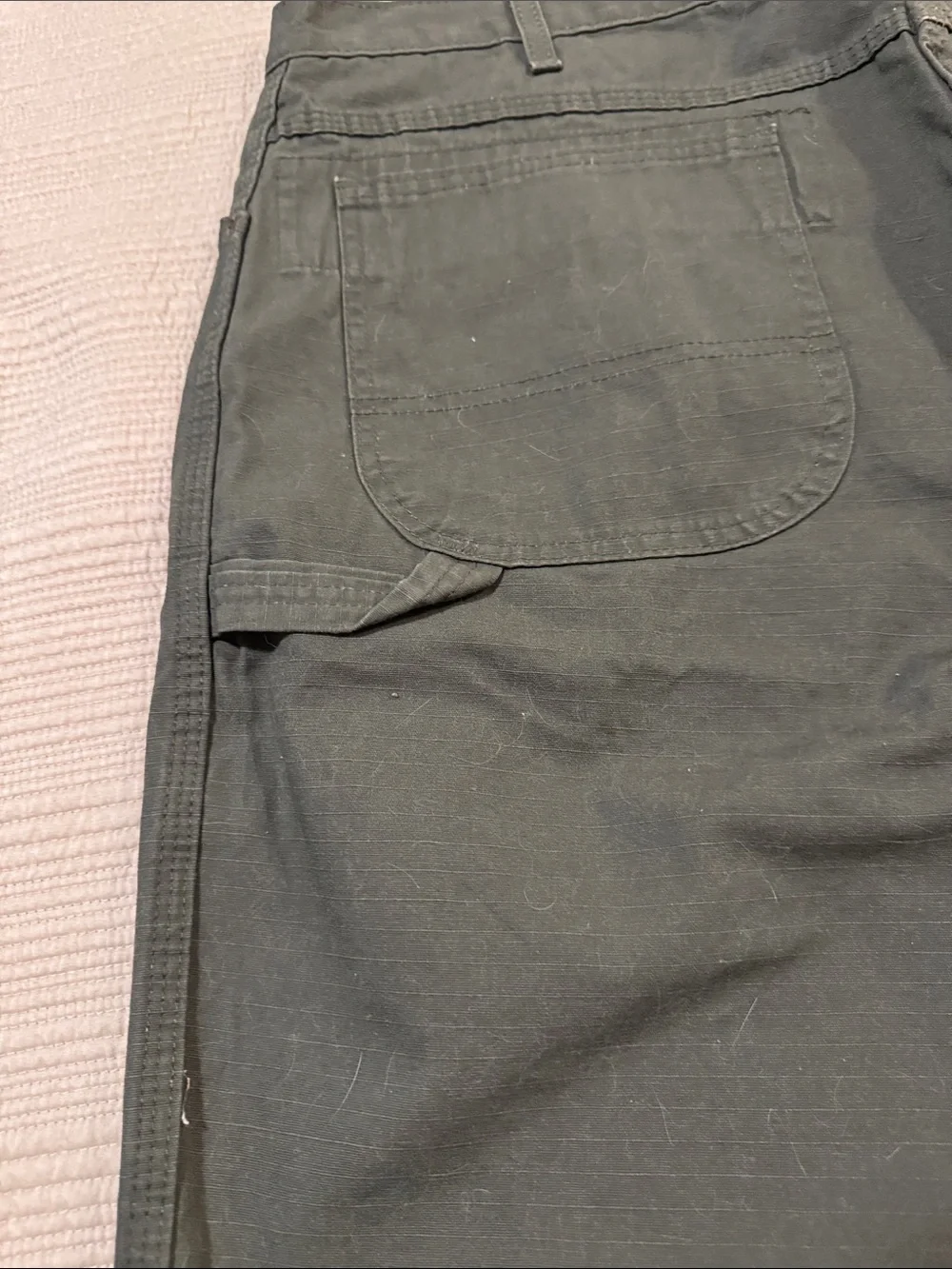 Dickies Men's Olive Green Flat-Front Work Shorts
